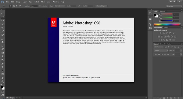 Hướng dẫn cài đặt Photoshop CS6 Portable