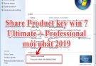 Share Product Key Win 7 Ultimate 64bit / 32bit mới nhất 2020 38