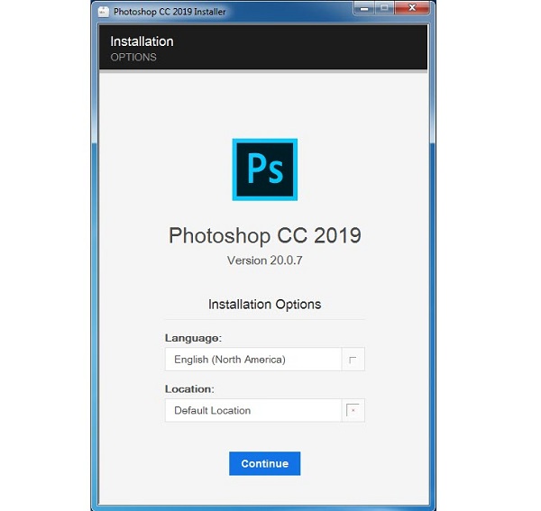 Cài đặt Photoshop CC 2019