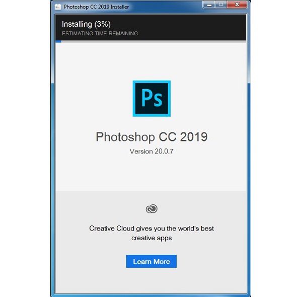 Cài đặt Photoshop CC 2019
