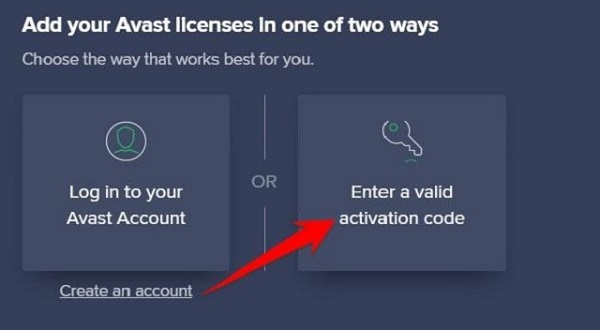 Enter a Valid Activation Code