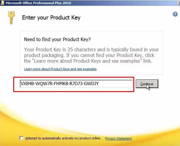 Share Product key Office 2010 Professional Plus mới nhất