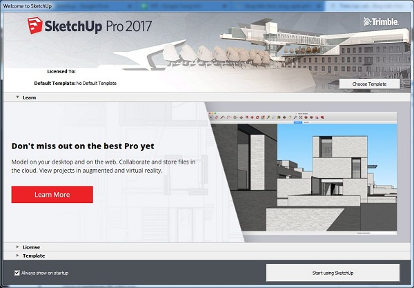 license sketchup pro 2017