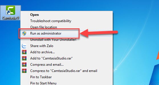 Cách sửa lỗi camtasia studio has stopped working windows 7