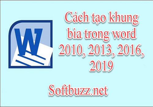 How to create a cover frame in Word 2010, 2013, 2016, 2019 54