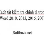 Cách tắt kiểm tra chính tả trong word 2010, 2003, 2013, 2016 29