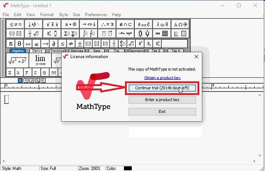 Tải Mathtype 7.4 full key - cách cài mathtype vào word 2010 12