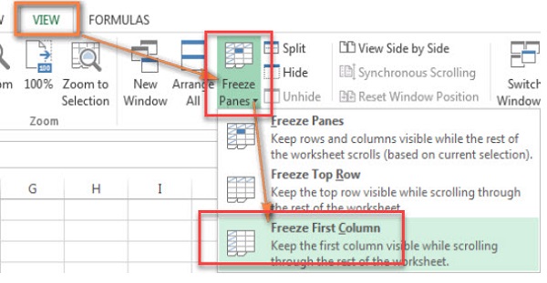 Cách cố định dòng trong excel 2010, 2013, 2016 đơn giản nhất