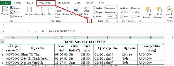 Hướng dẫn cách đánh số trang trong Excel 2010 đơn giản nhất