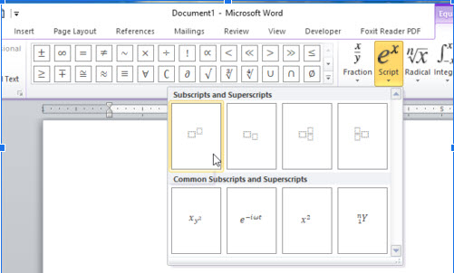 5 cách viết sỗ mũ trong Word 2010 đơn giản, chi tiết nhất