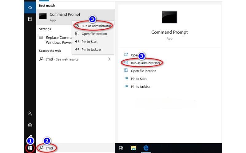 Open application prompt with administrator rights
