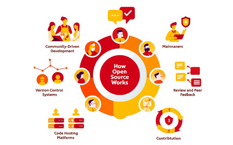 What Is Open Source Software? Learn Key Benefits in 2025 1 How Does Open Source Software Work