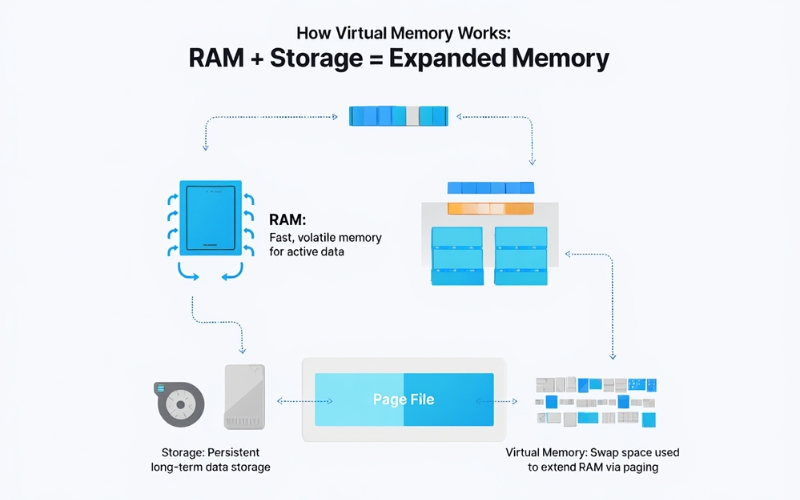 What is Virtual Memory? An Expert’s Guide to How Virtual Memory Works in Modern How Virtual Memory Works_ Expanding RAM with Storage Paging