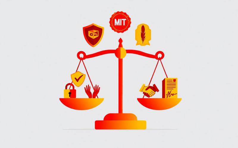 What Is Open Source Software? Learn Key Benefits in 2025 3 Illustration of the license concept