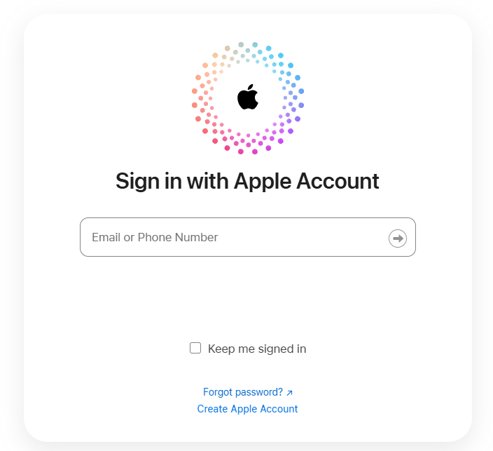 log in to icloud
