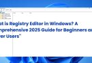 What is Registry Editor in Windows