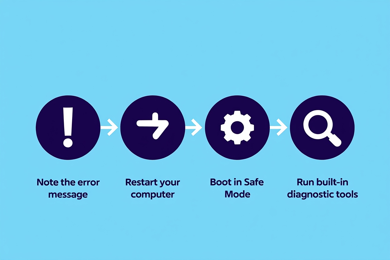 What Is a Blue Screen of Death (BSOD)? Causes, Fixes, and Real Experiences 2 Step-by-step troubleshooting guide for Blue Screen of Death