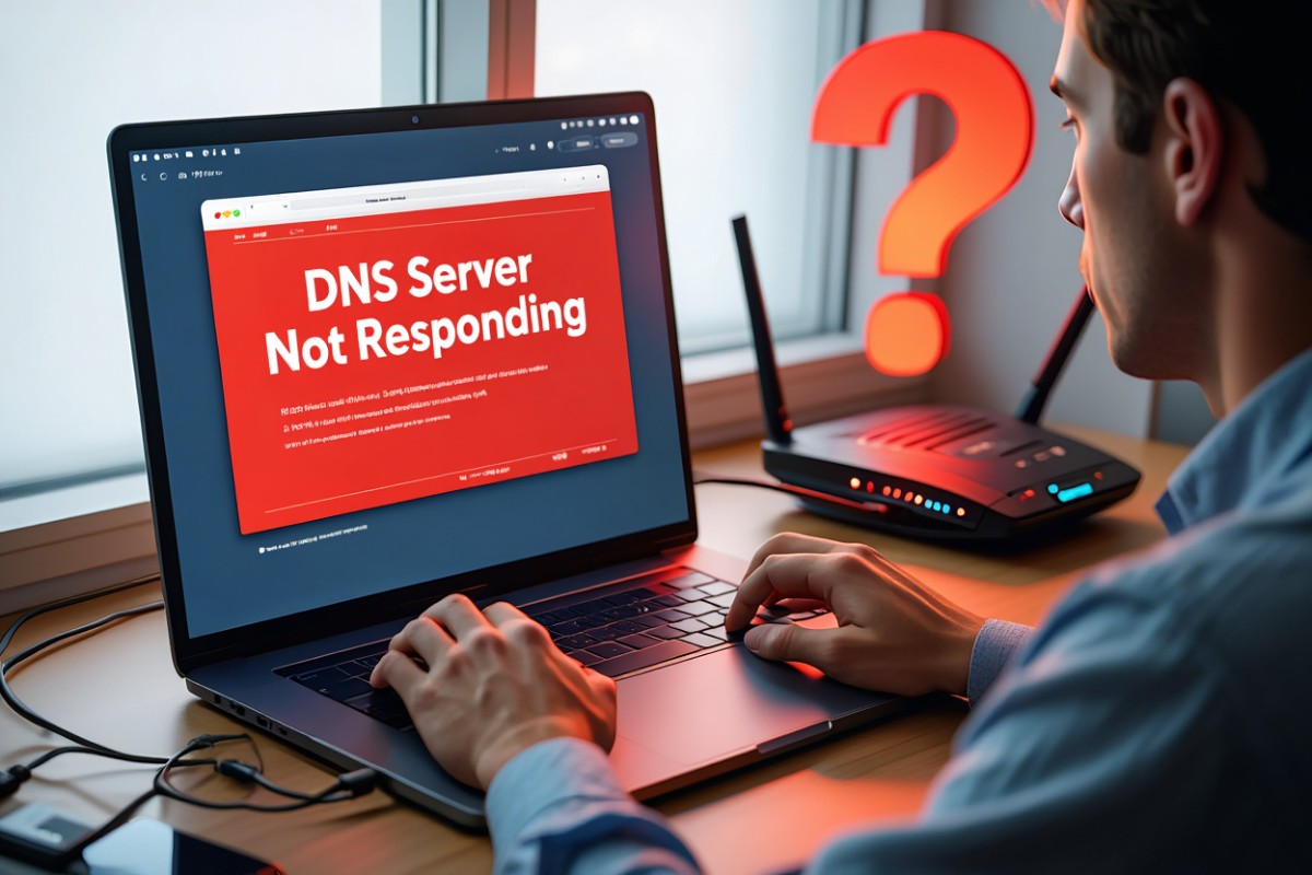 Common DNS error with user attempting to fix connection issue