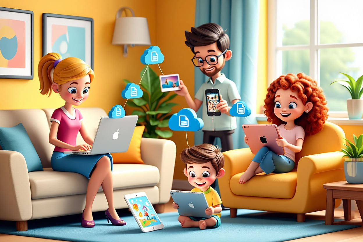 Family Sharing with iCloud Drive