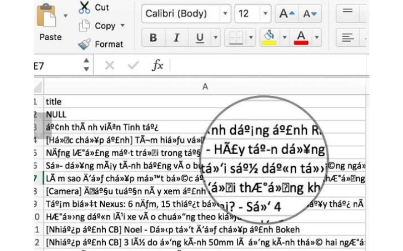 Lỗi font chữ thường gặp trên Windows