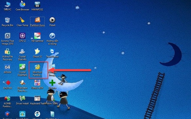 Detailed Guide to Ghost Win 7 Using USB with Images 4 Open Mini tool Partition Wizard