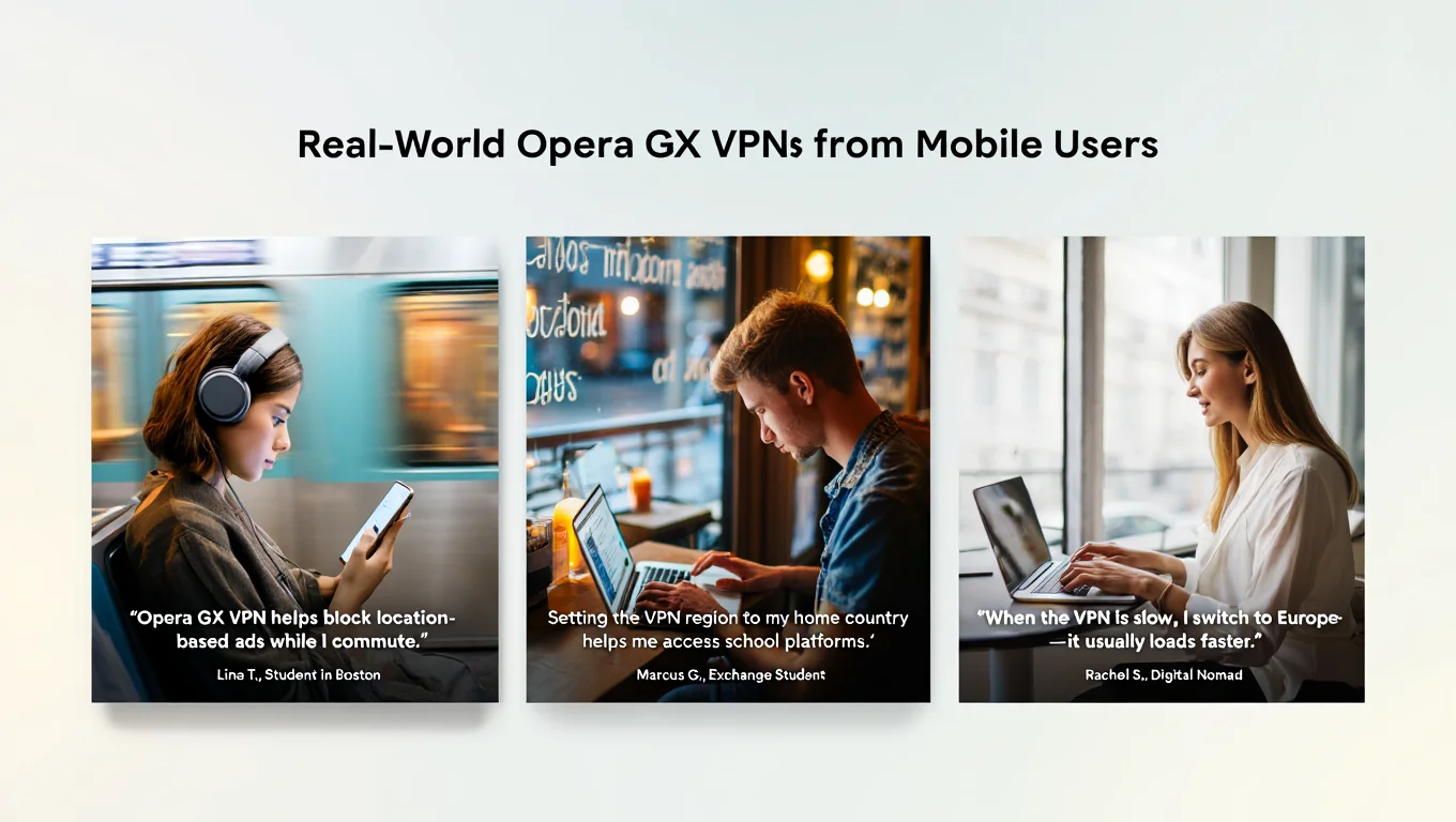 Real Opera GX VPN Use Cases from Everyday Users