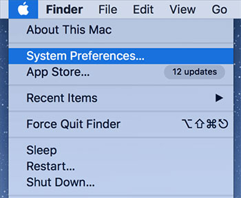 System setting MacOs