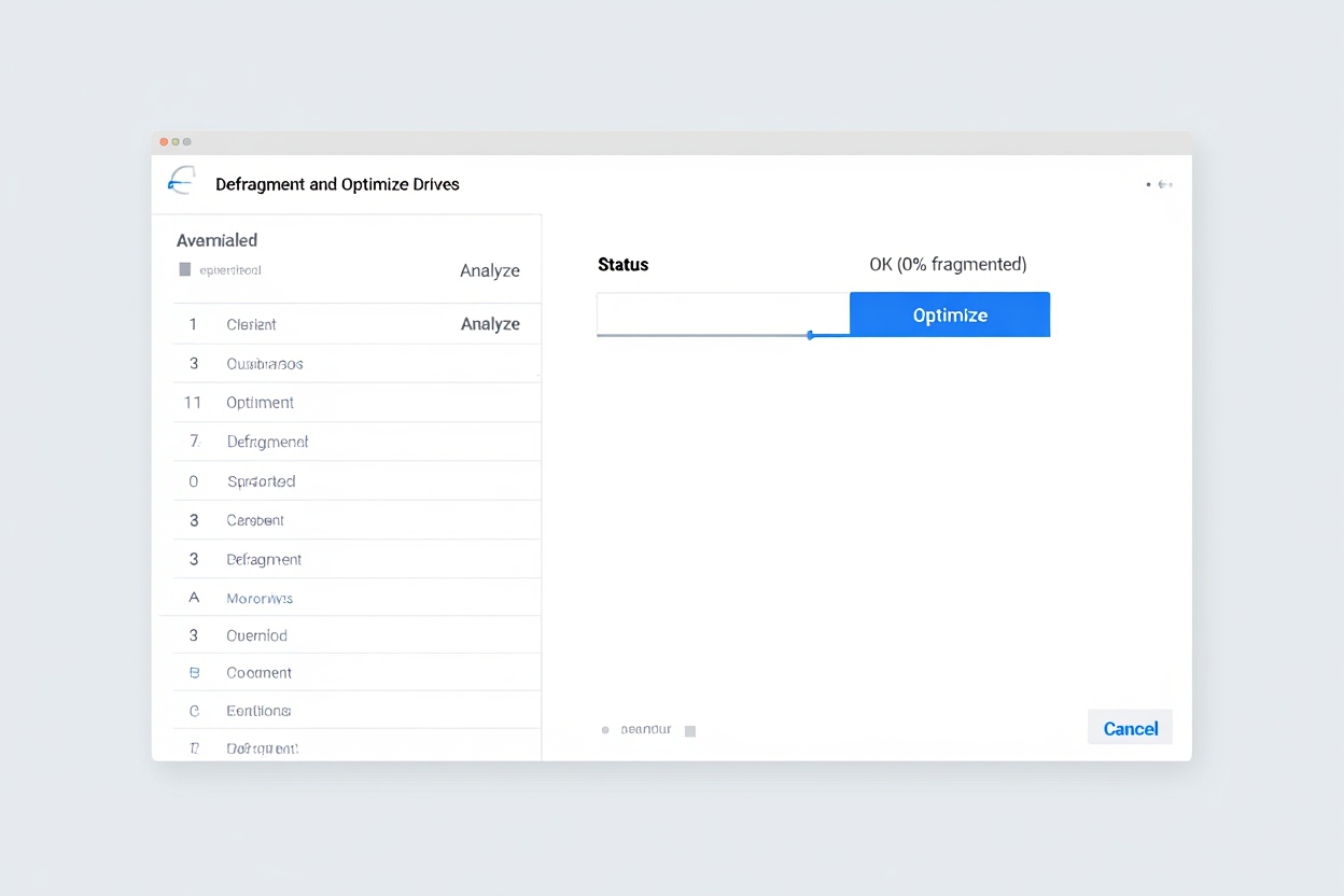 What Is Disk Fragmentation? Understanding, Impact, and Solutions 1 Using built-in Windows tool to defragment hard drive