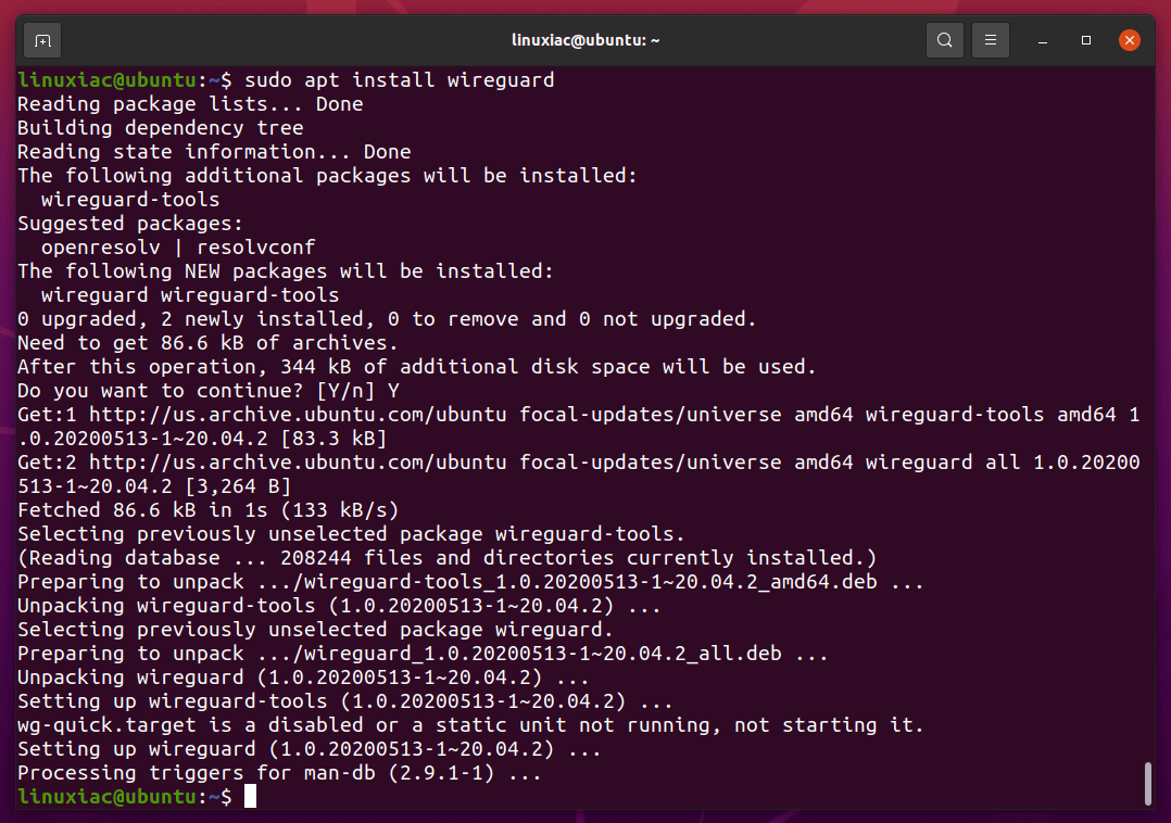 Install openVPN 