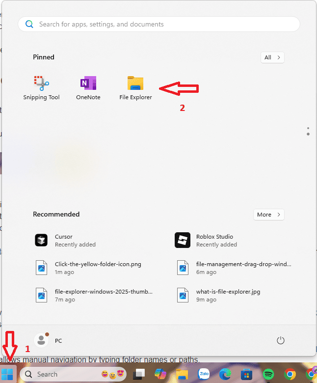 What Is File Explorer? Full Beginner’s Guide for Windows 2025 2 Select File Explorer