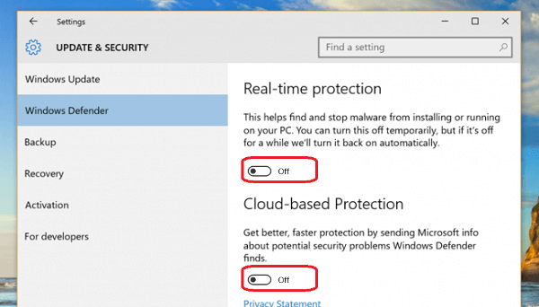 Disable Windows Defender On Windows 10 With 4 Easy Methods 5 Turn off Real-time protection