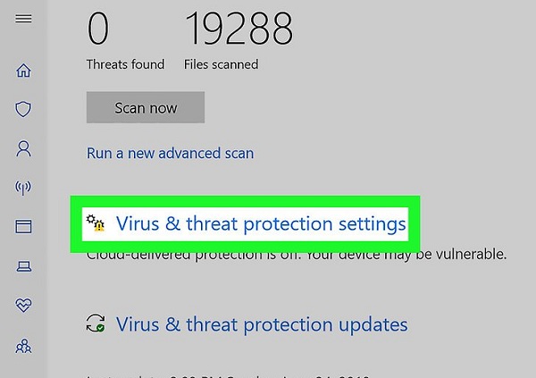 Disable Windows Defender On Windows 10 With 4 Easy Methods 4 Select Virus & Threat Protection