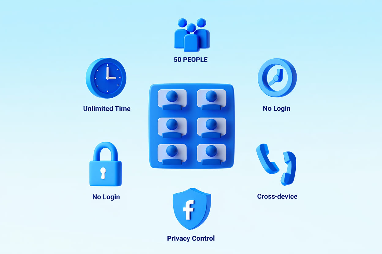 Key Features of Messenger Rooms