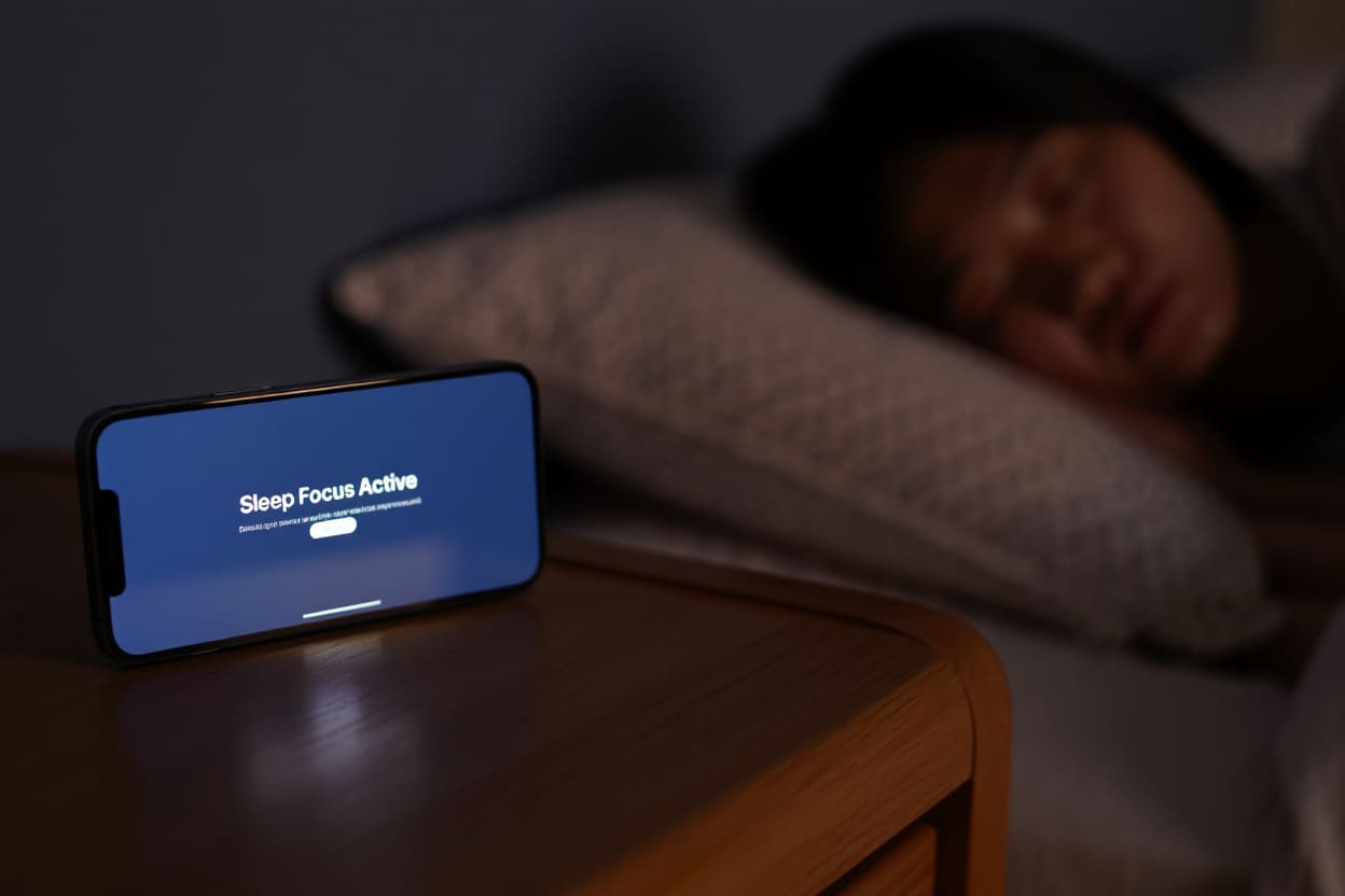Sleep Focus Mode on iPhone