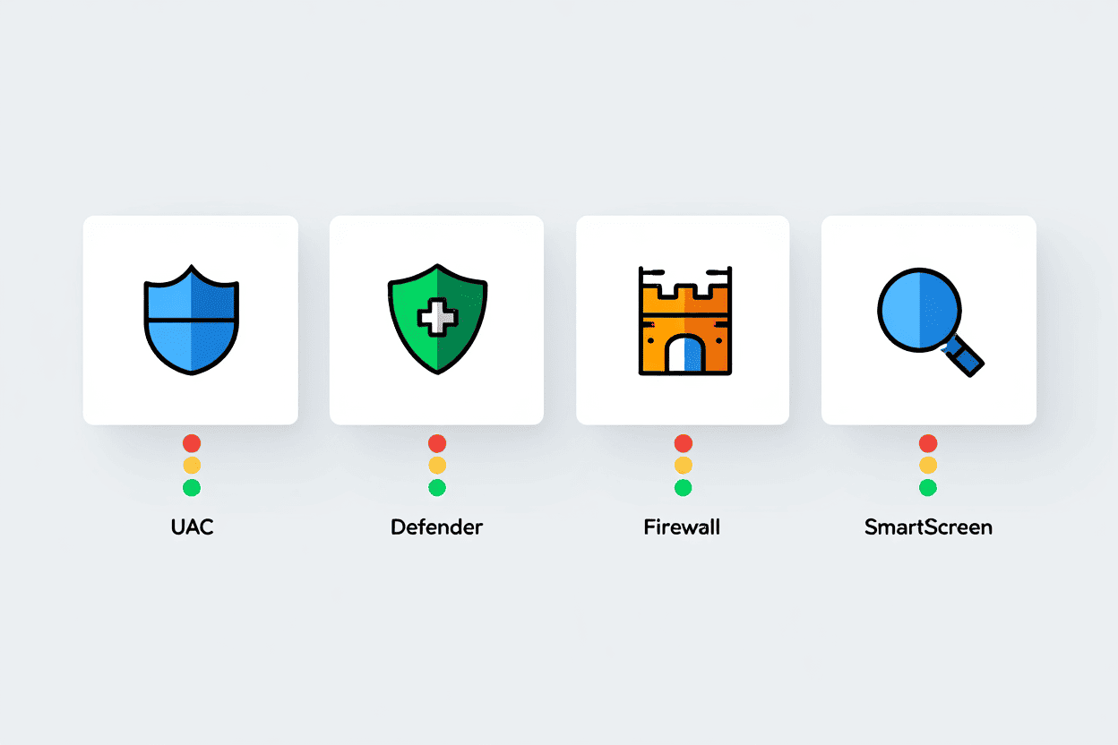 Comparison of UAC with other Windows security tools 