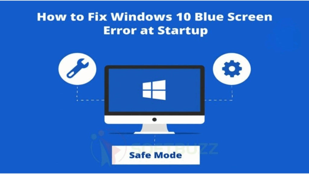 Windows 10 blue screen thumbnail illustration