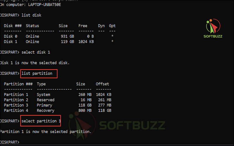 How to Partition Hard Drive Windows 10 Without Losing Data (2025) 32 View and select Partitions on-the Selecte Disk