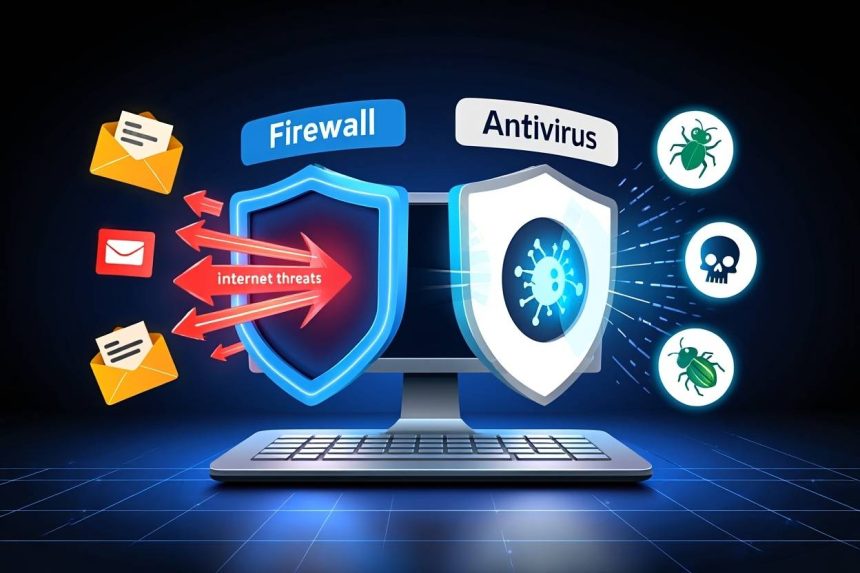 Firewall and antivirus protection working together (2025)