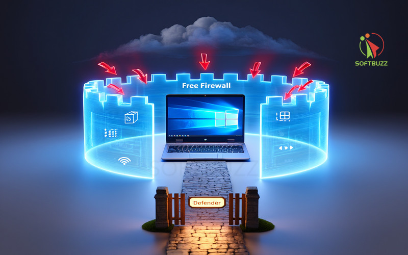 Best Free Firewall for Windows 10/11 (2025 Guide) 15 Free firewall for Windows vs Windows Defender protection