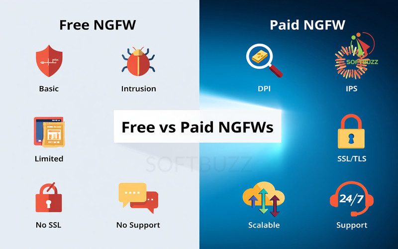 Next Generation Firewall NGFW: Full 2025 Guide & Features 14 Free vs Paid Next Generation Firewall comparison