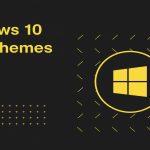 Windows 10 themes preview illustration
