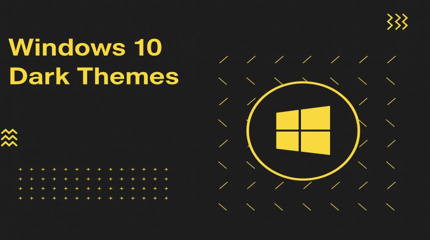 Windows 10 themes preview illustration