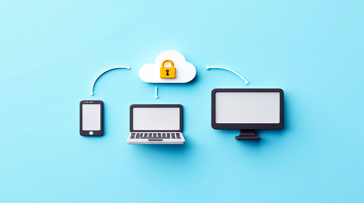 Simple VPN connection concept