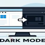 Windows 10 dark mode illustration thumbnail