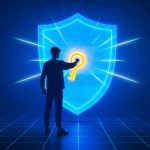Man unlocking the power of firewall port