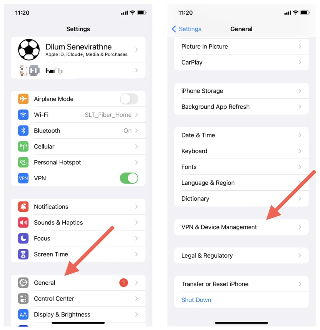 how to turn off vpn on your iphone step 1