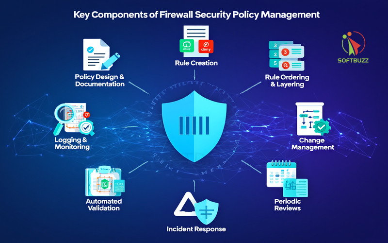 key components of firewall security policy management