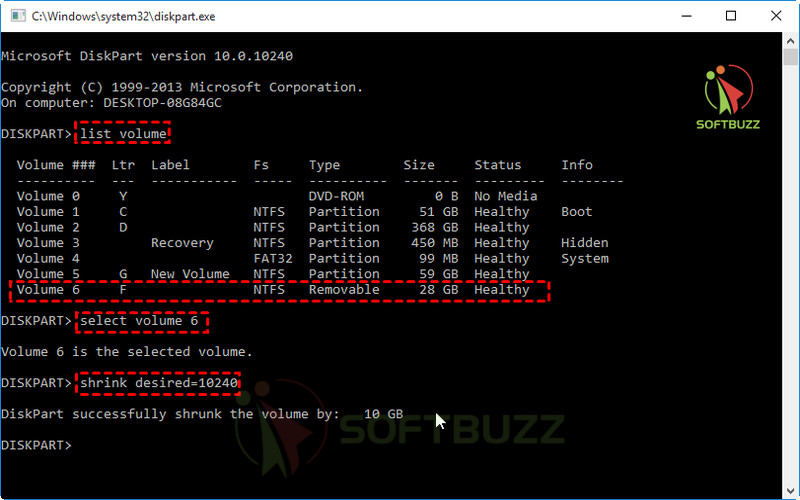 How to Partition Hard Drive Windows 10 Without Losing Data (2025) 33 shrink volume diskpart
