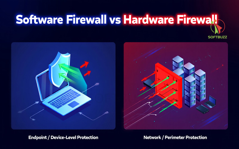 What is Software Firewall: Full Guide to Functions & Benefits 2025 14 Software firewall vs hardware firewall