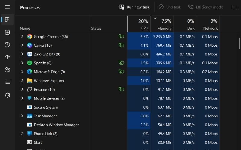 Best Free RAM Optimizer for Windows 10 (2025) – Safe & Effective Tools 1 View RAM Usage
